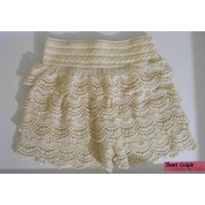 Shorte Renda Guipir